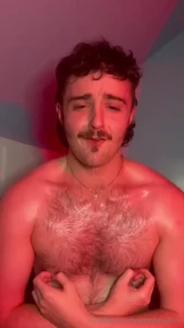 Being a horny oiled up dumbass n drooling my brains out n tugging on