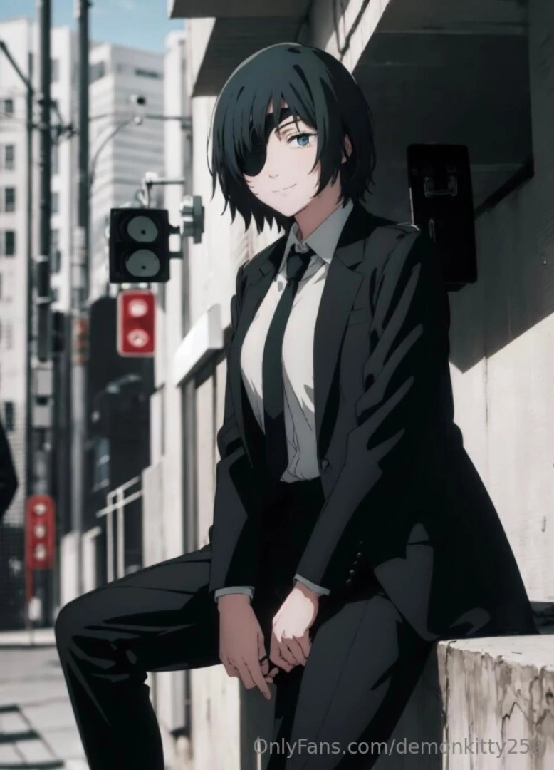 Cosplay himeno anime chainsawman himeno i ll give you a cigarette aki part 4 