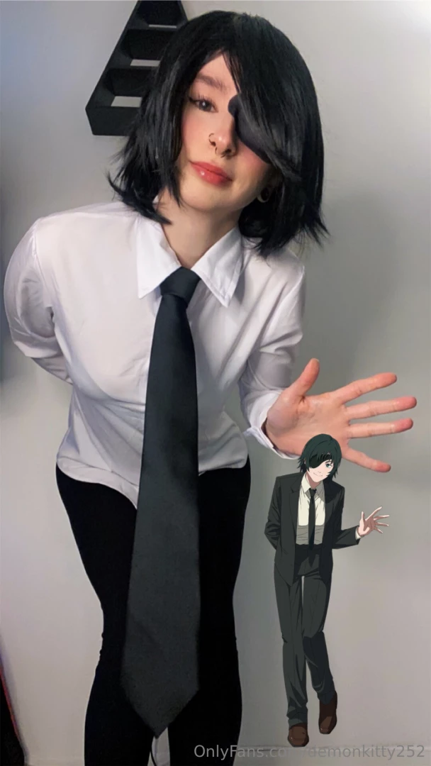 Cosplay himeno anime chainsawman himeno i ll give you a cigarette aki part 2 