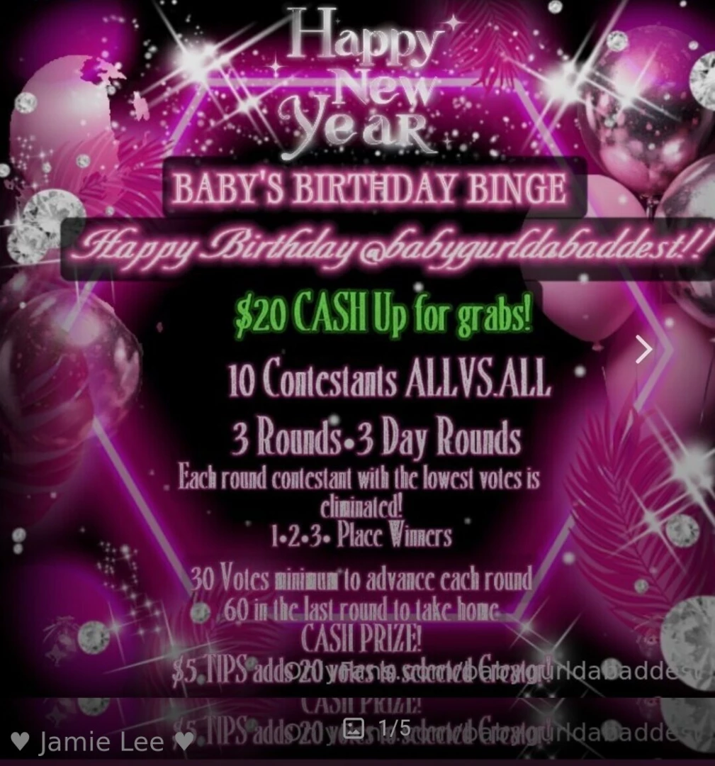 Baby s birthday binge round 2 all vs all 3 rounds 3day rounds each 