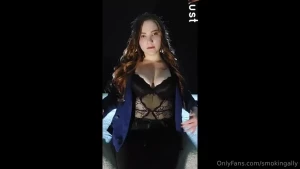 Hot girl smoking tells you how to jerk and cum - pov - joi when a hot