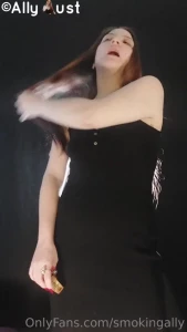 Cigarette punishment for waking me up you came home so late and