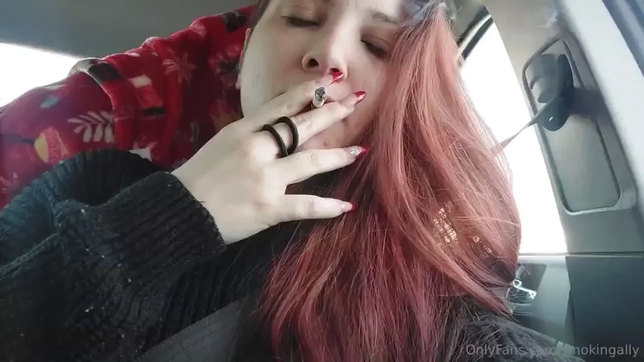 Smoking while running errands 