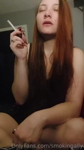Milf smoking cough watch me smoke and cough to my first cigarette of