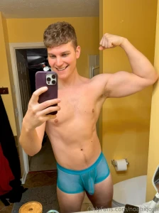 Friday s here and i decided to try on josh s underwear you think they