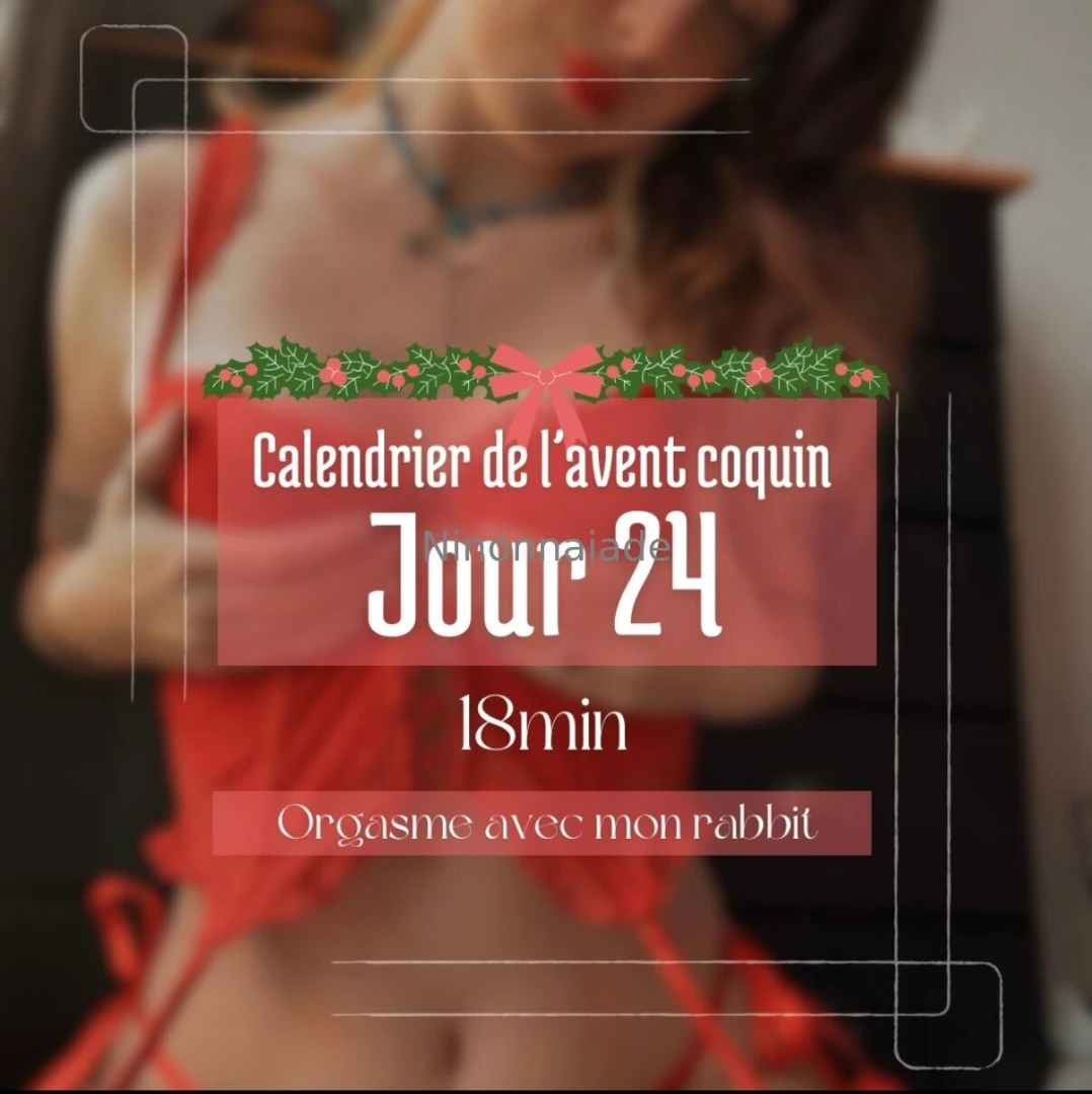 Bon reveillon la vid o du jour 24 arrive 20h sur ninonnaiade 