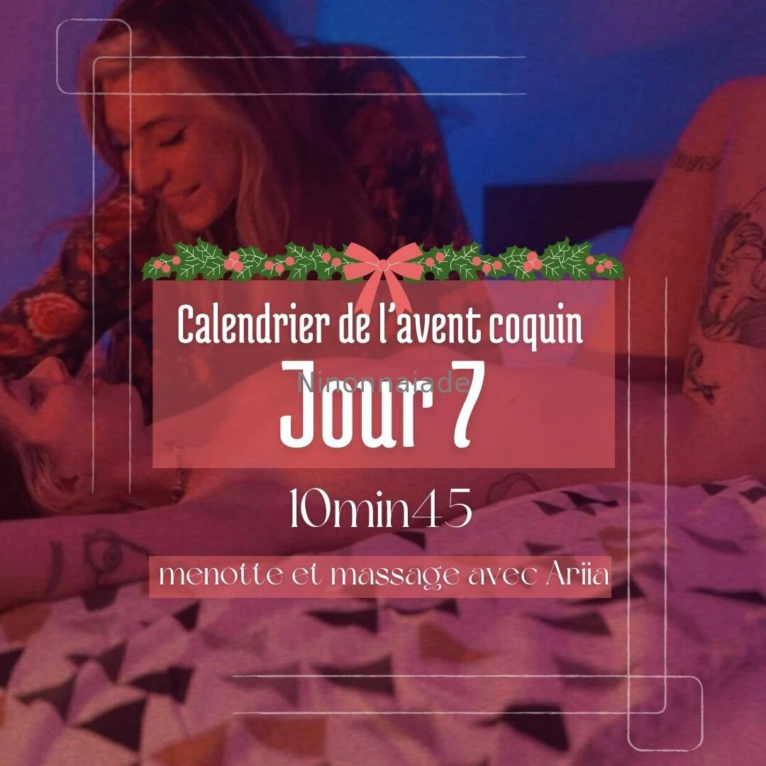 Jour n 7 la vid o du jour est envoy e en dm 20h sur ninonnaiade avec part 1 