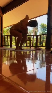 Another day another yoga session in paradise