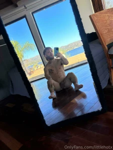 Hey daddy what a nice view to do it here are you up for it