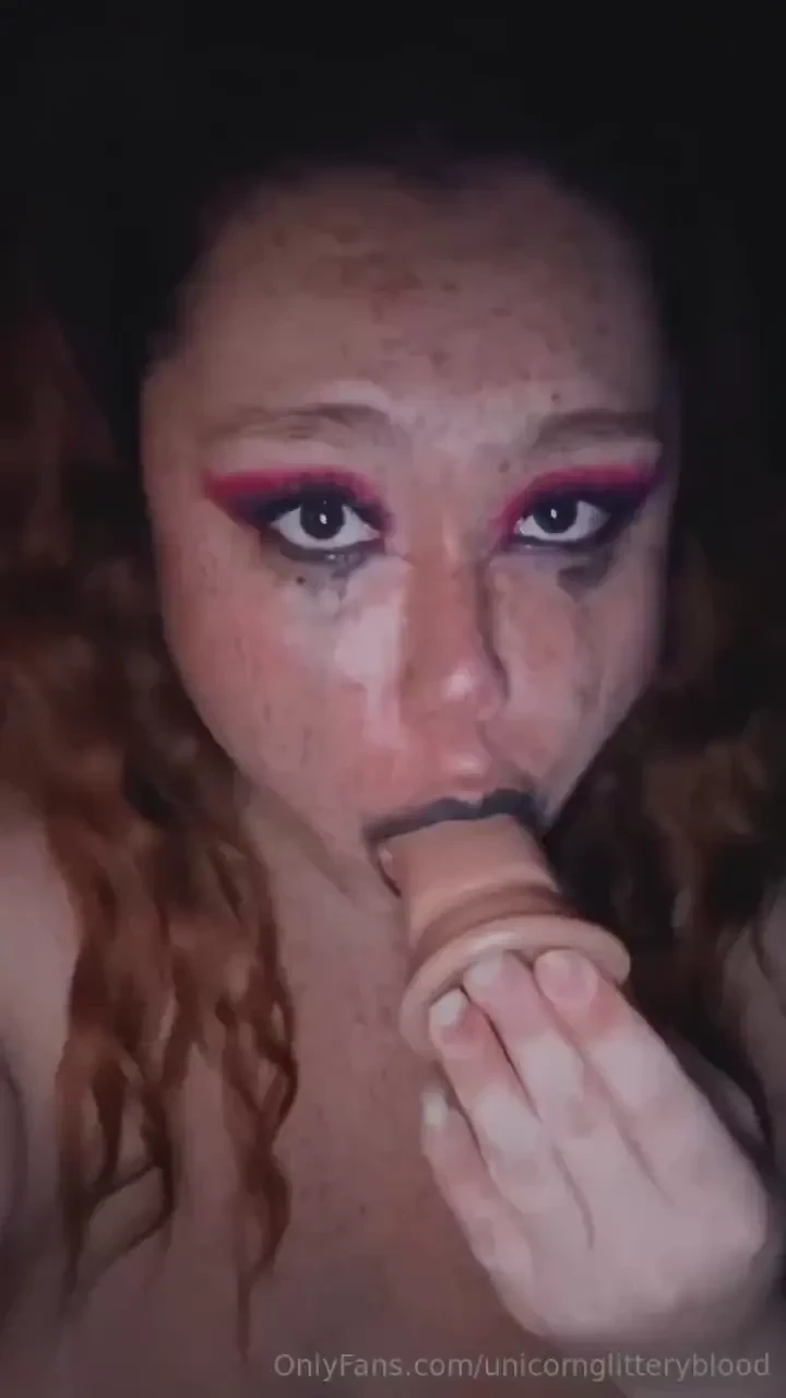 I look good when my makeup and face are ruined drooling all over 