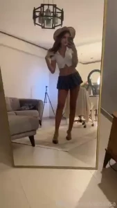 Channeling cowgirl vibes with a touch of sass outfit on point and