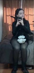 Miagothxxx this is my gothic tight ass friend miagothxxx a petite girl