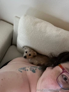 There a pup on my bum