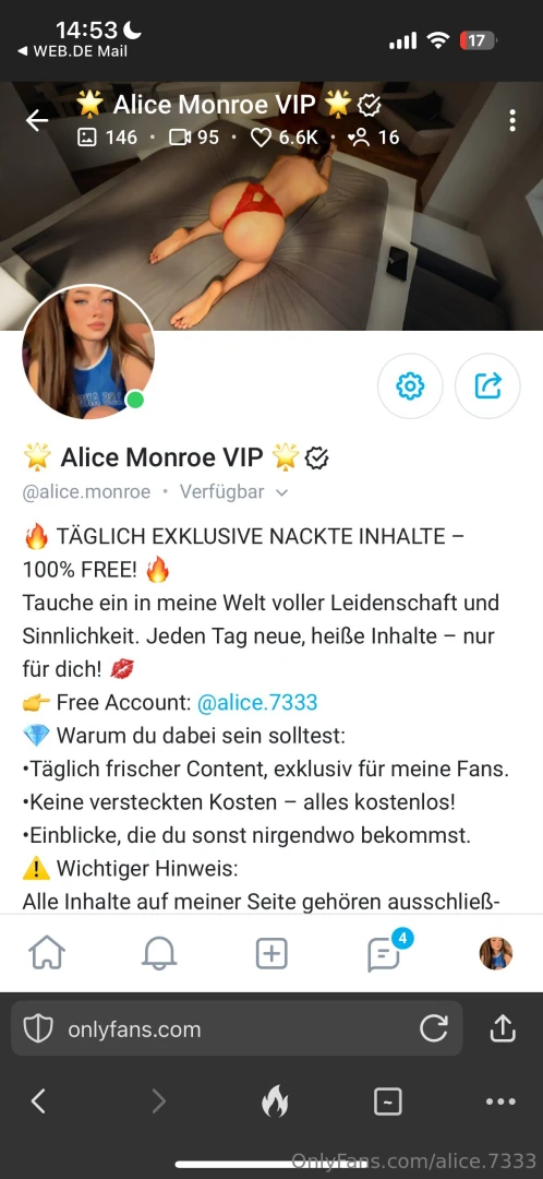 Alice monroe da bin ich wieder t glich aktiv 