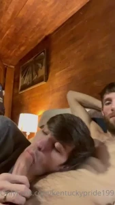 Here a short clip of my baby sucking me dry