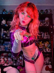 Starfire cosplay part 11