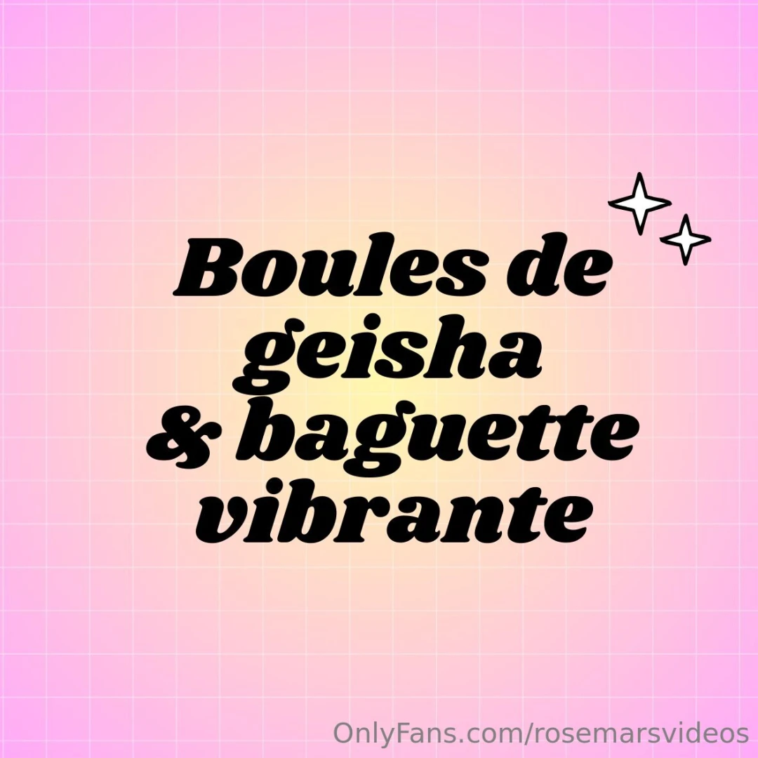 Je m ins re des boules de geisha avant de me faire vibrer le clito l 