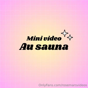 Mini vid o mini prix j ai profit d un moment au sauna pour poser mon t