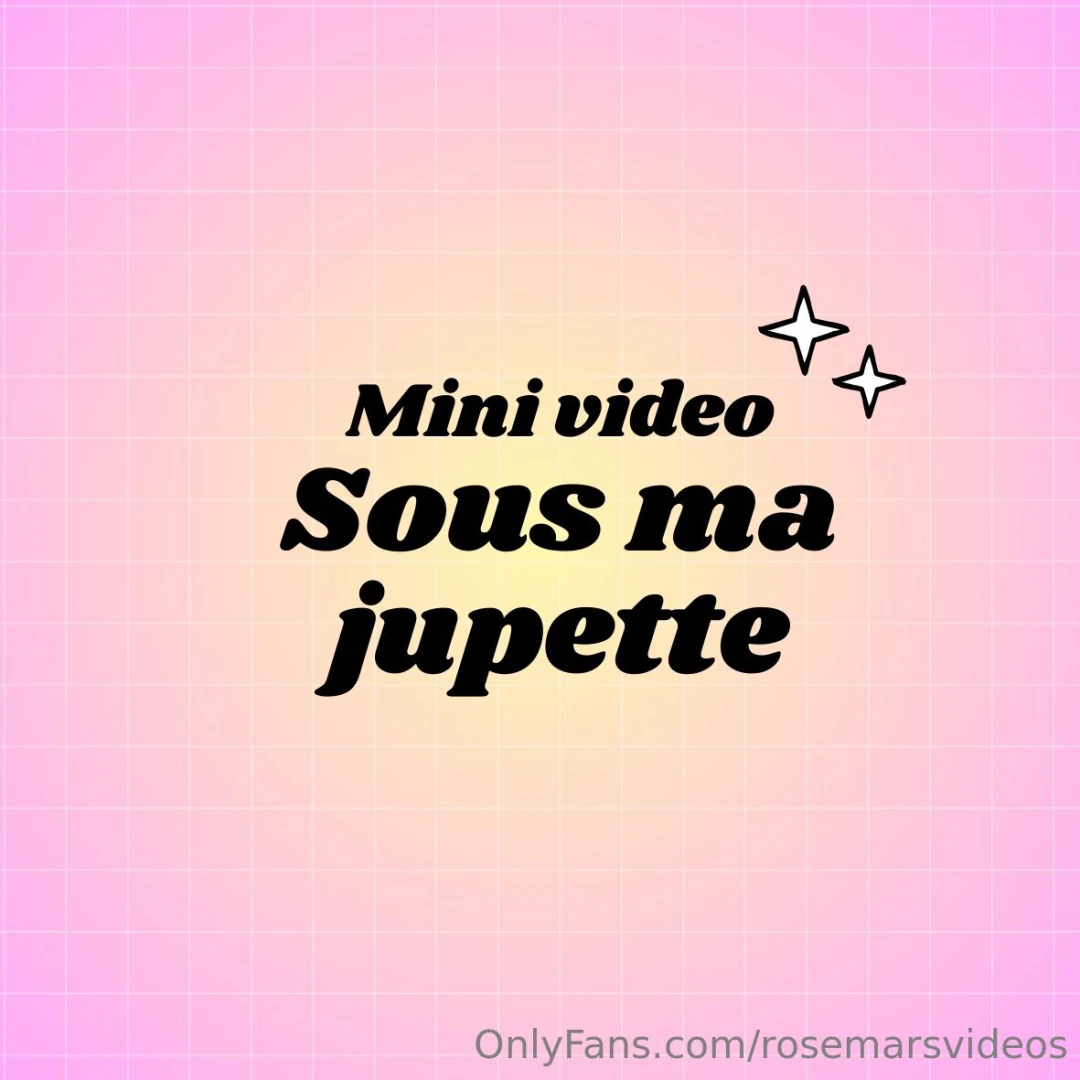 Mini vid o mini prix juste avant de partir rejoindre des amis je me 