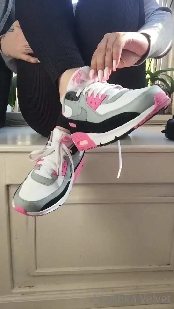 Another new pedi treat fresh sneakers slightly smelly socks and 