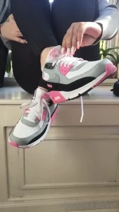 Another new pedi treat fresh sneakers slightly smelly socks and