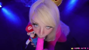 Princess peach takes good care of mario new video get it with the vip