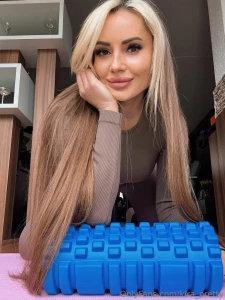 There s something about moving my body that always turns into a little