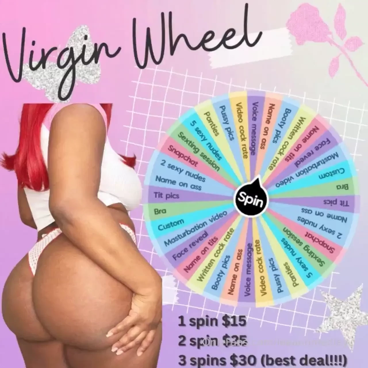 My first spin wheeeeeel also my first time seeing cock pics so send me 