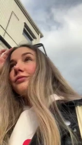 Just me walking down the street absolutely nothing interesting let me