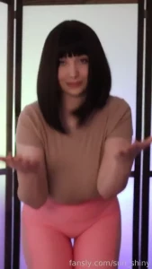 These leggings can t hold my booty want to see more brunette young