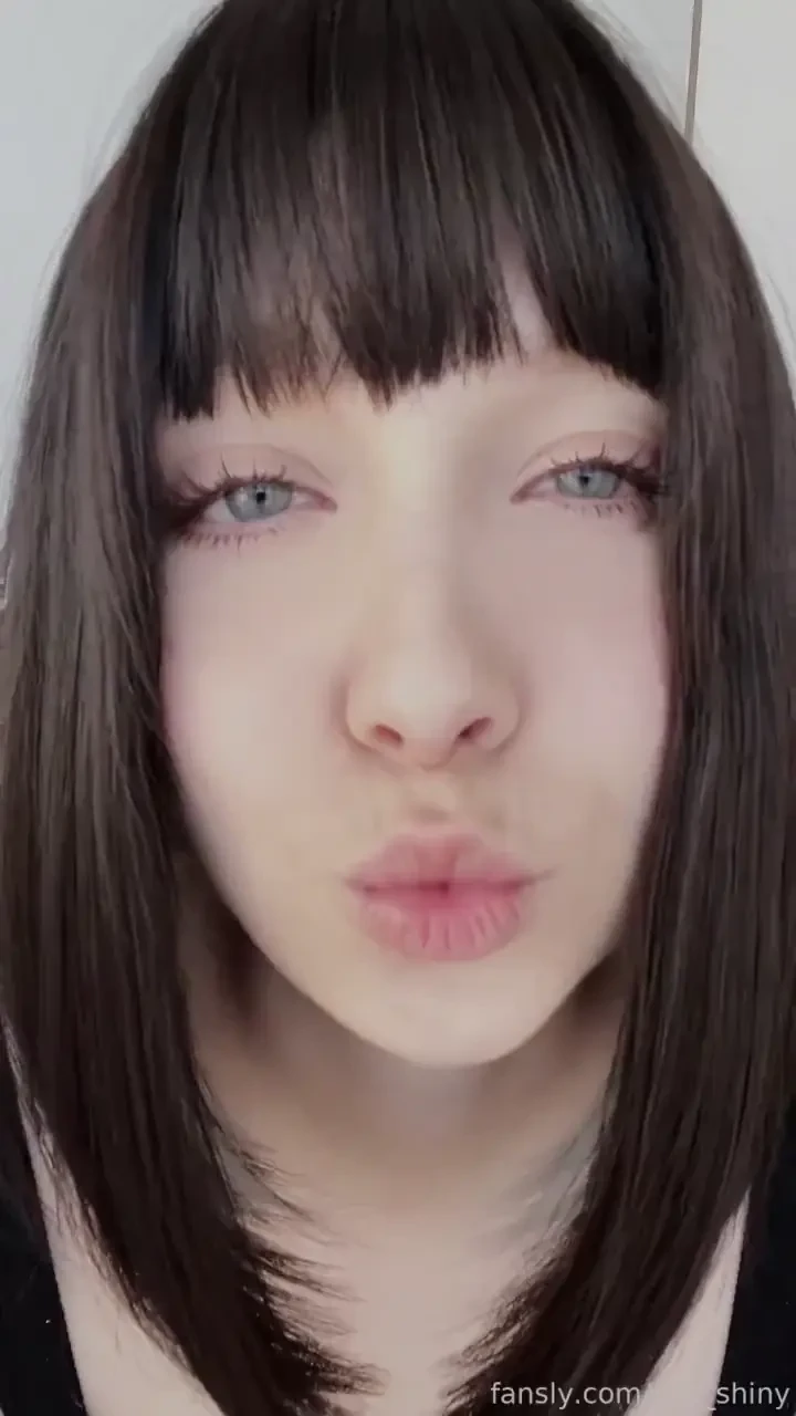 A soft kiss on my lips but you know i m ready for more brunette young 
