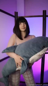 The plush toy looks so cute in my hands but i know you really want to