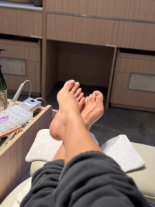 Just got my toes done french like u voted i haven t had them done part 2