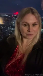 This was 750 feet high on christmas i tried to get a video selfie to