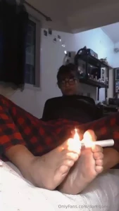 Feet and some pussy pack enjoy