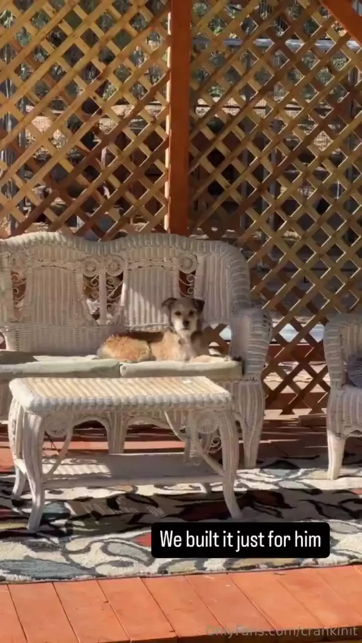 Covered in metal shavings wood stainer and who knows what else but we 