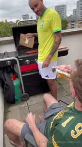 Juicy sausage my brazilian mate oliveirarael invited me over for a