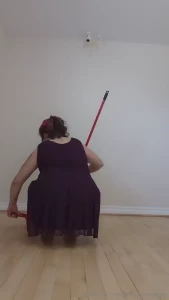 Good thing no one saw this because my dress was way shorter and way