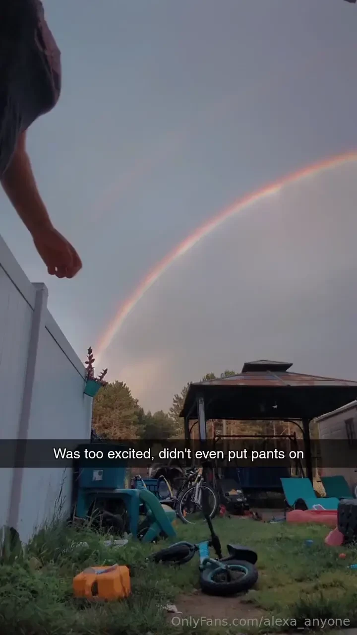 Good morning it s 6am here and there is a rainbow in the sky anyways i part 1 