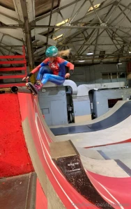 One from this weekends malarky spidey skates
