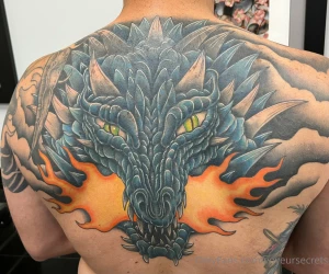 Finally finished my latest tattoo yesterday praise jesus definitely part 2