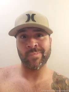 Made a little mess you can see me lick the cum off my hands when i m part 2