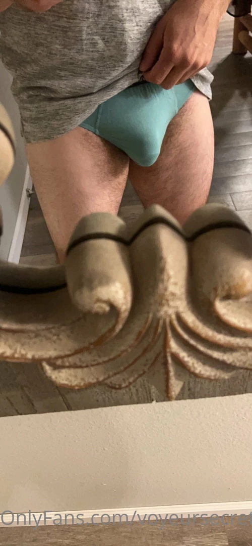 Wearing something different i m not used to briefs lol part 1 