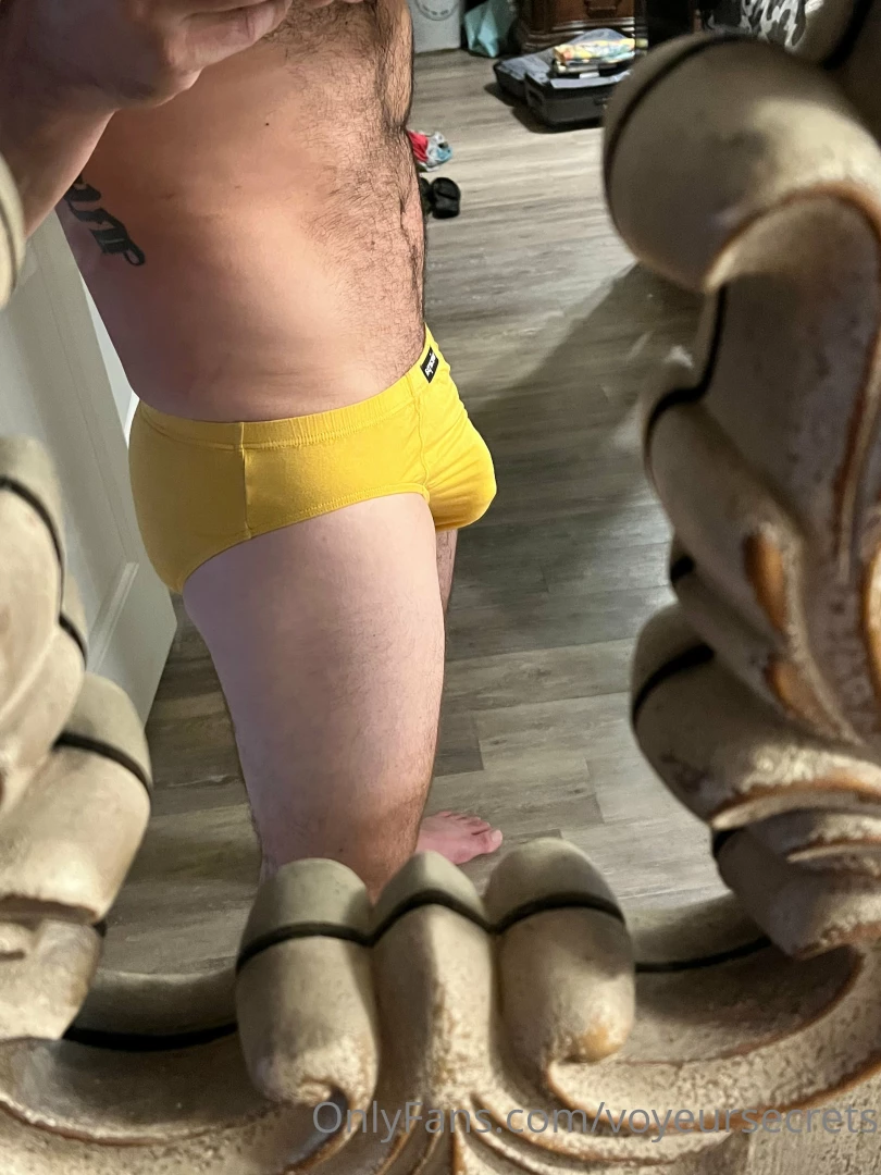 Wearing something different i m not used to briefs lol part 5 