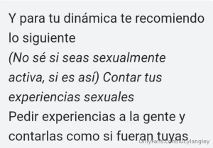 Hola bbs esta propuesta de nuevas dinamicas me gust les agradar a que