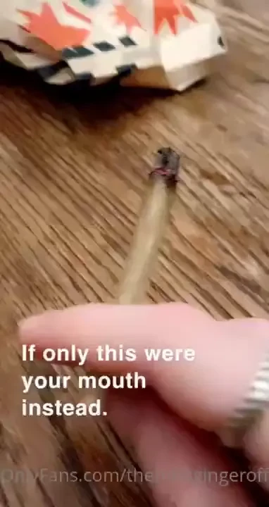 If only this were your mouth instead 