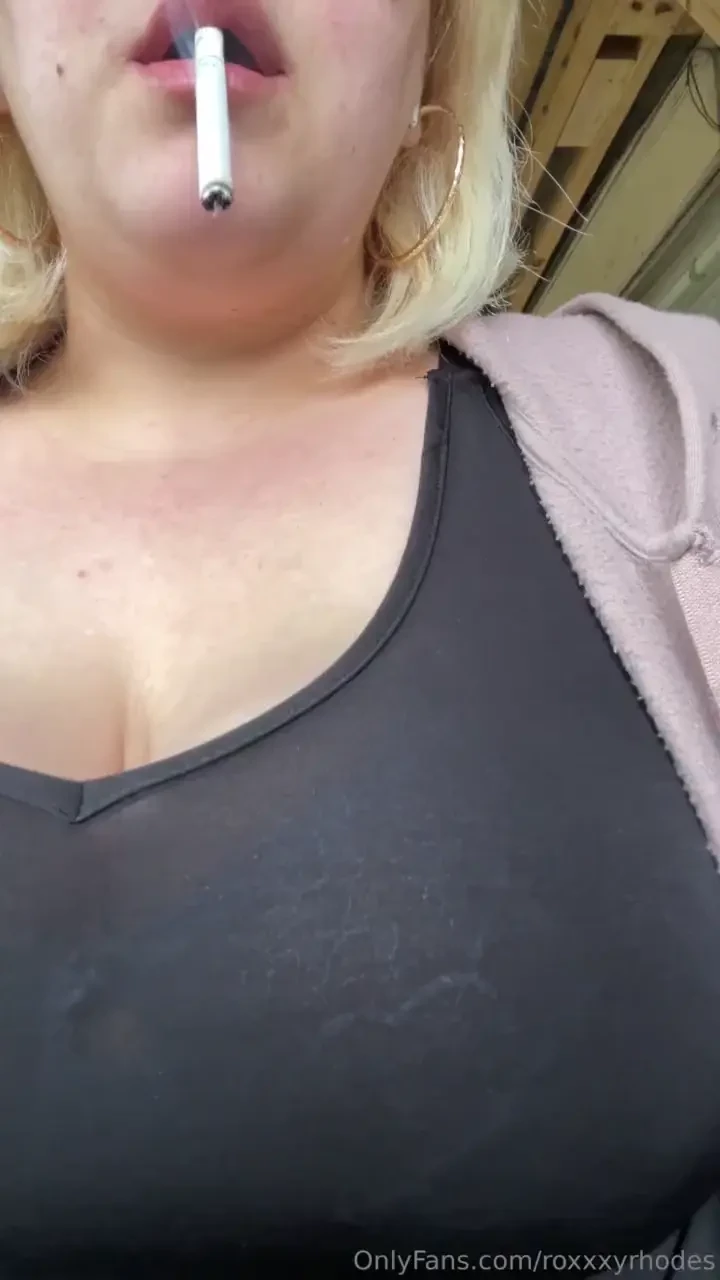 Enjoy a cigarette and coffee with me 