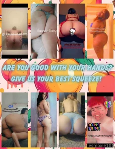 These horny hotties have the juiciest peaches ripe for the squeeze top part 5