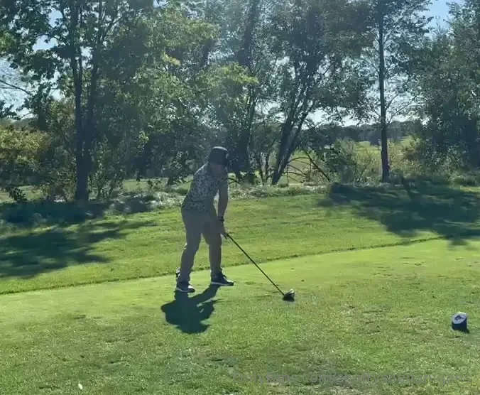 First time at a golf tournament credit my buddy trying to mess me up 