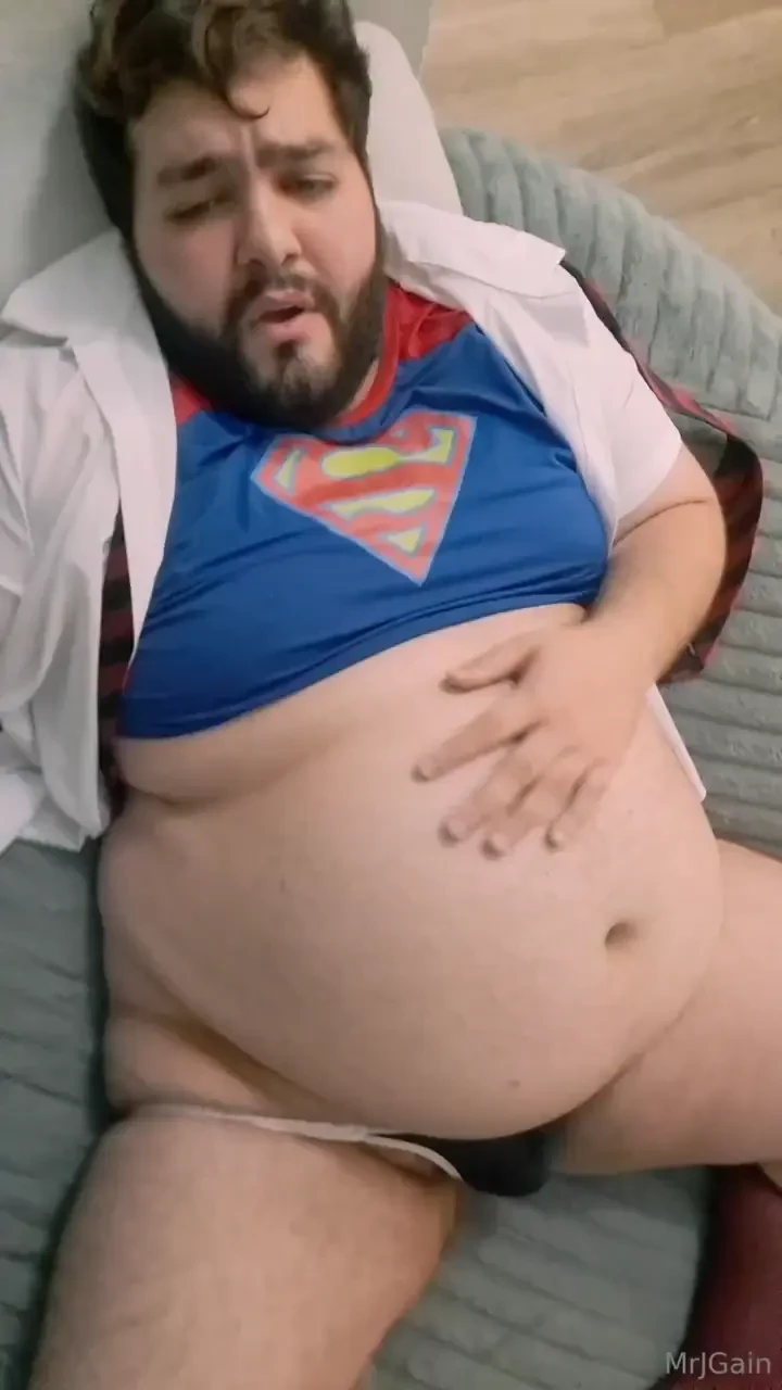 I think superman is giving into obesity 